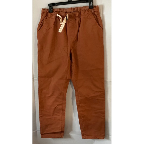 Prana Pants - Prana woman's  Standard Fit Organic Cotton Stretch Pants Rust Orange Size Large